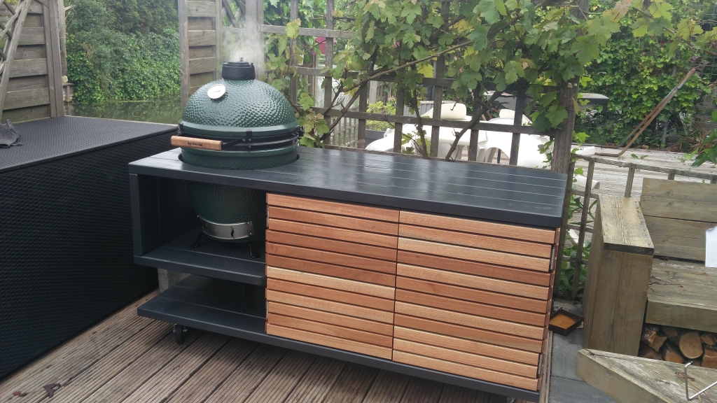 Verwonderend Zelf een Big Green Egg tafel bouwen, tafel bouwtekening. | BBQ Bosses EK-96